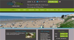 Desktop Screenshot of camping-clos-mer-nature.fr